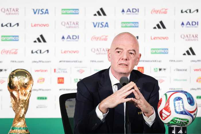 国际足联主席因凡蒂诺回应世界杯天价票、美签难等问题：不后悔选择美国作主办国
